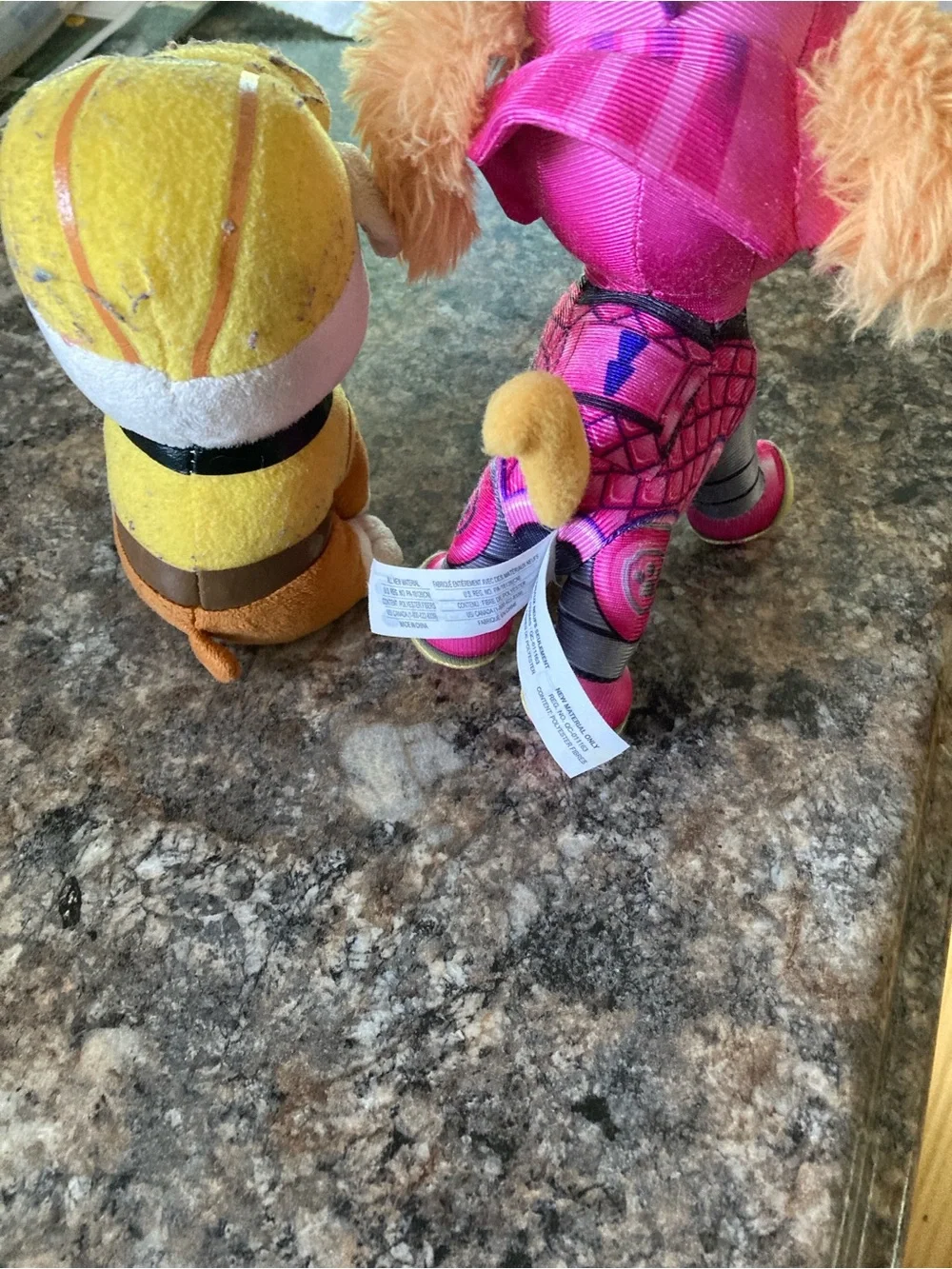 Set of two paw patrol animals